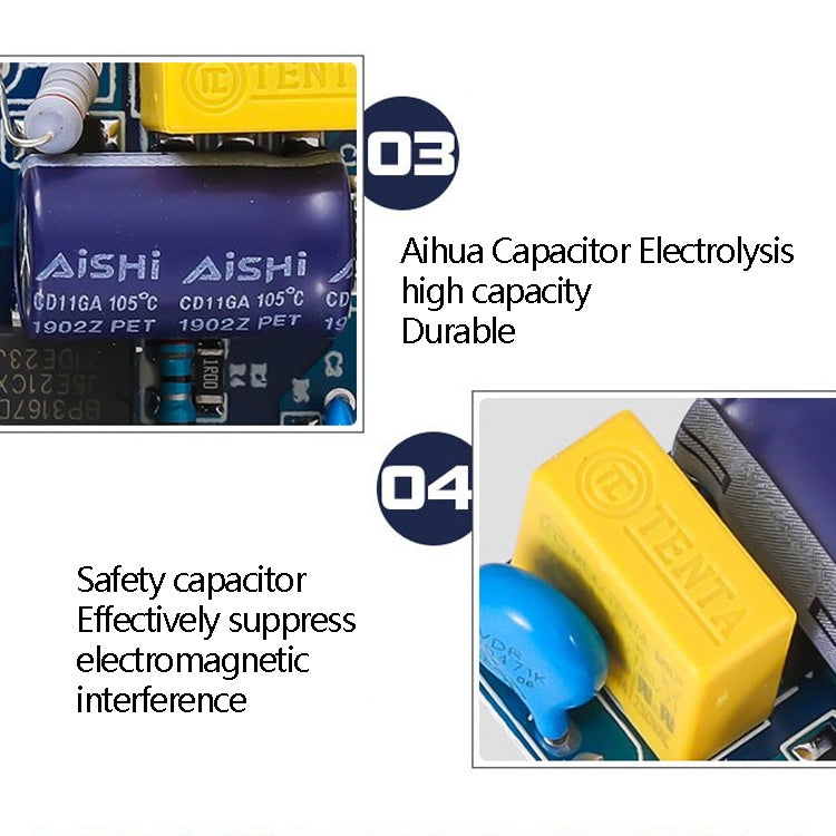 Two-Color Isolation Drive Power Supply 85-265V Wide Pressure Bulb / Downlight / Ceiling Light Drive Power Supply
