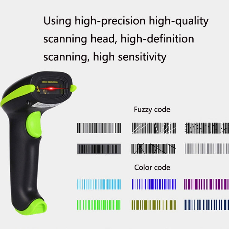 Laser Wireless Scanner Bluetooth Scanner Supermarket Express Scanner