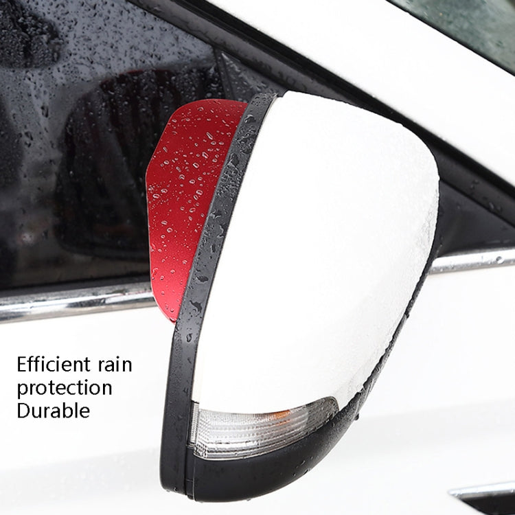 Car Rear View Mirror Rain Eyebrow Cover Catering Mirror Aluminum Alloy Rain Shield