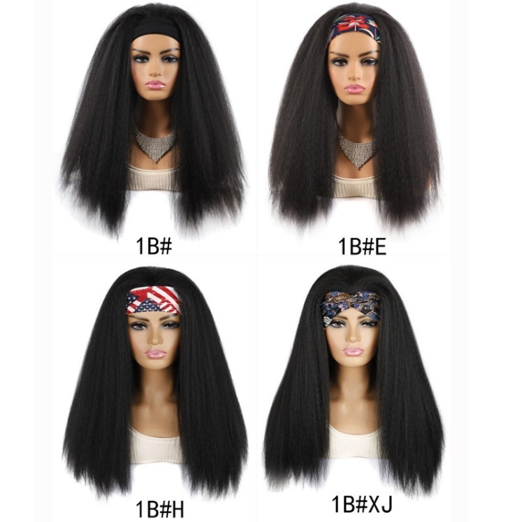 Turban Headband Corn Beard Long Hair Wig Headgear