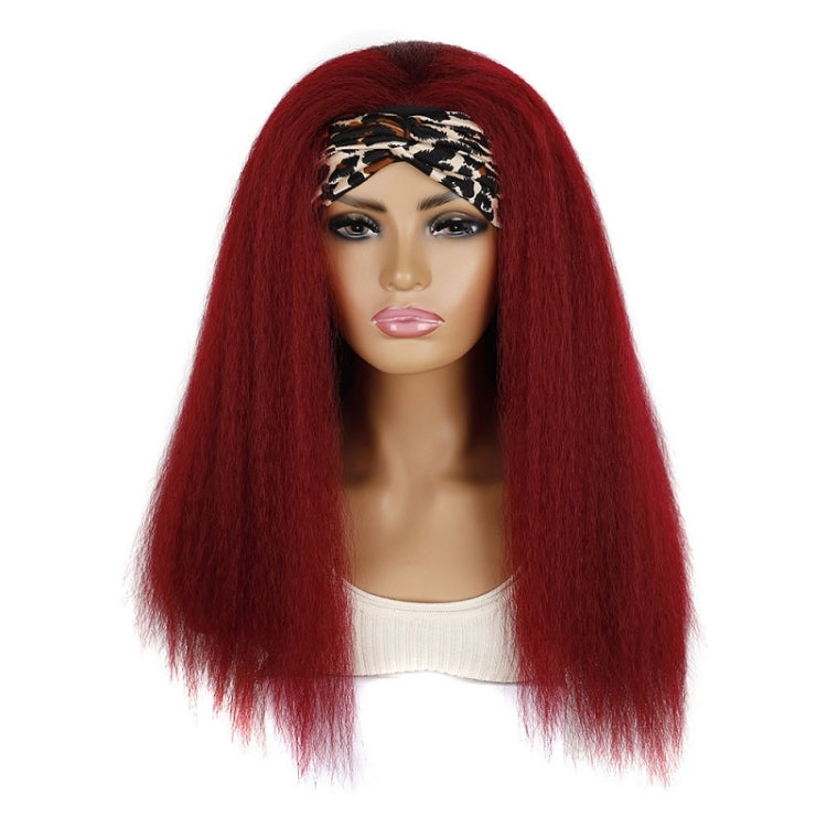 Turban Headband Corn Beard Long Hair Wig Headgear