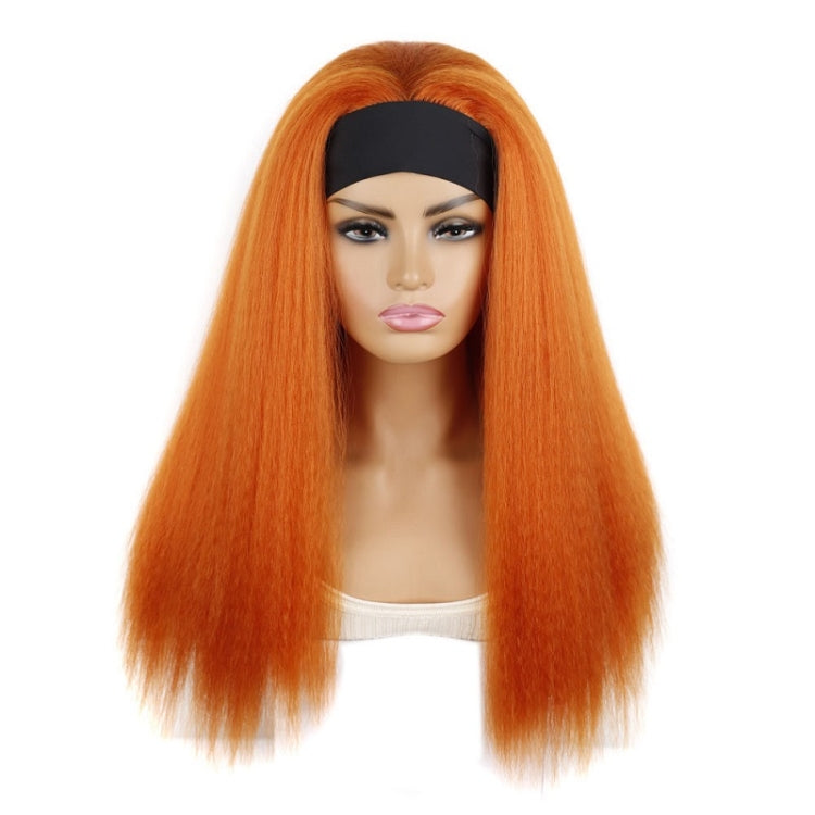Turban Headband Corn Beard Long Hair Wig Headgear