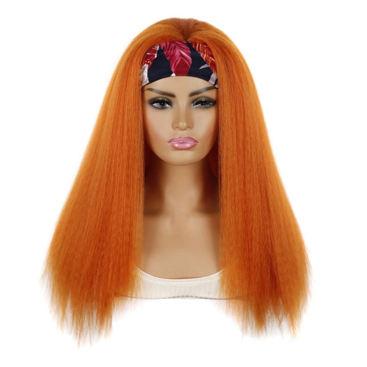 Turban Headband Corn Beard Long Hair Wig Headgear