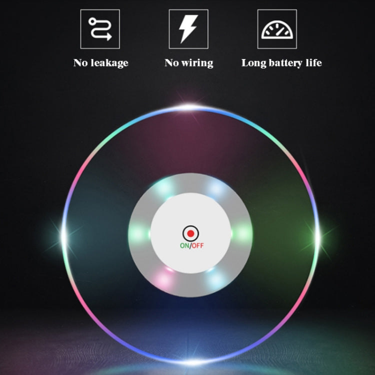 LED Flashing Coaster Bar KTV Cocktail Base Light Luminous Coaster