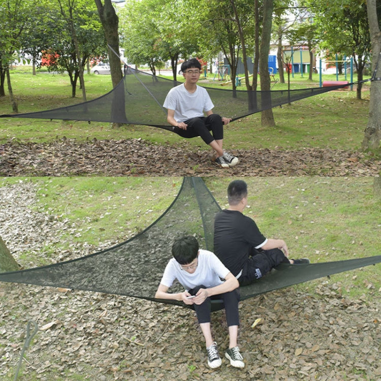Outdoor Multi-person Hammock Large Sky Tree Tent Aerial Camping Hammock Triangle Hammock,