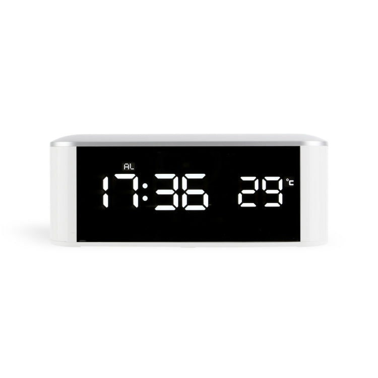 Home LED Mirror Multifunction Electronic Clock Mirror Clock Household Thermometer