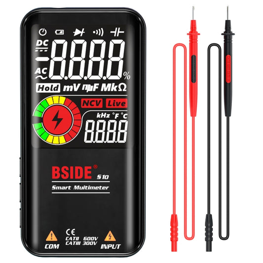 BSIDE Digital Multimeter 9999 Counts LCD Color Display DC AC Voltage Capacitance Diode Meter