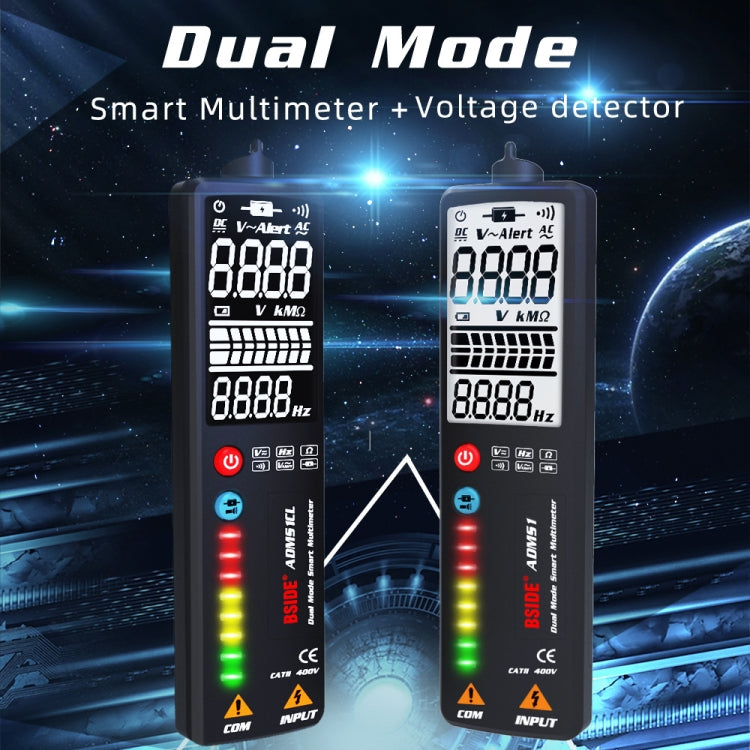 BSIDE Dual-Mode Smart Large-Screen Display Multimeter Electric Pen Portable Voltage Detector