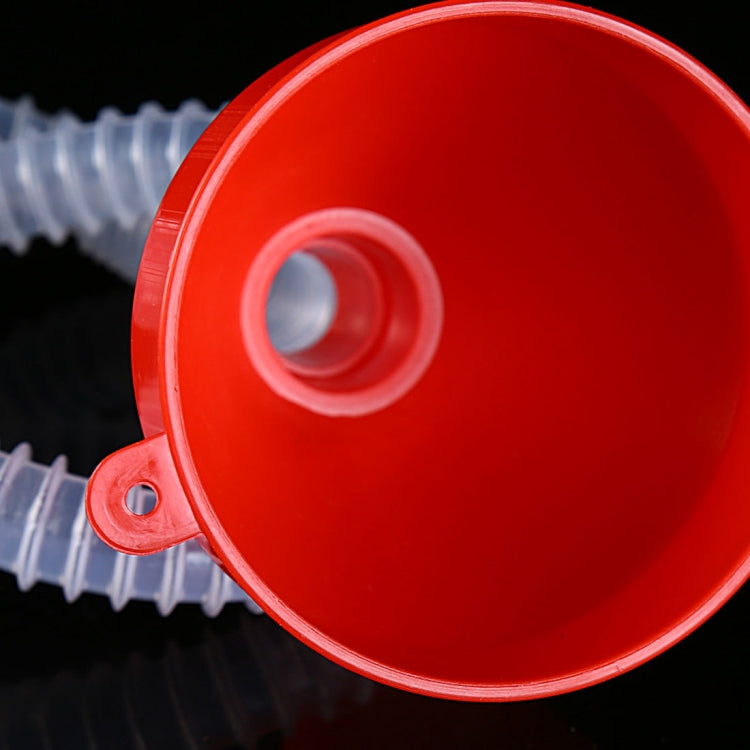 Pour Oil Tool  Car Motorcycle Truck Vehicle Plastic Filling Funnel with Soft Pipe