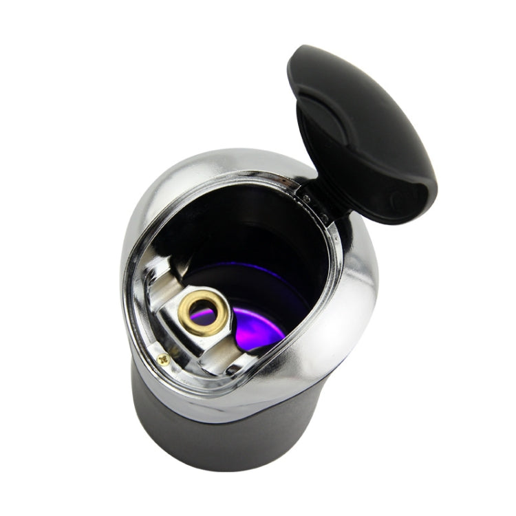 N10 Mini Car Loaded Ashtray With Lamp And Cover Car Supplies