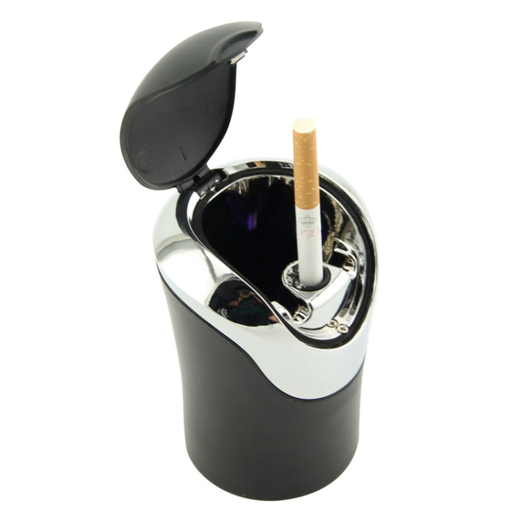 N10 Mini Car Loaded Ashtray With Lamp And Cover Car Supplies