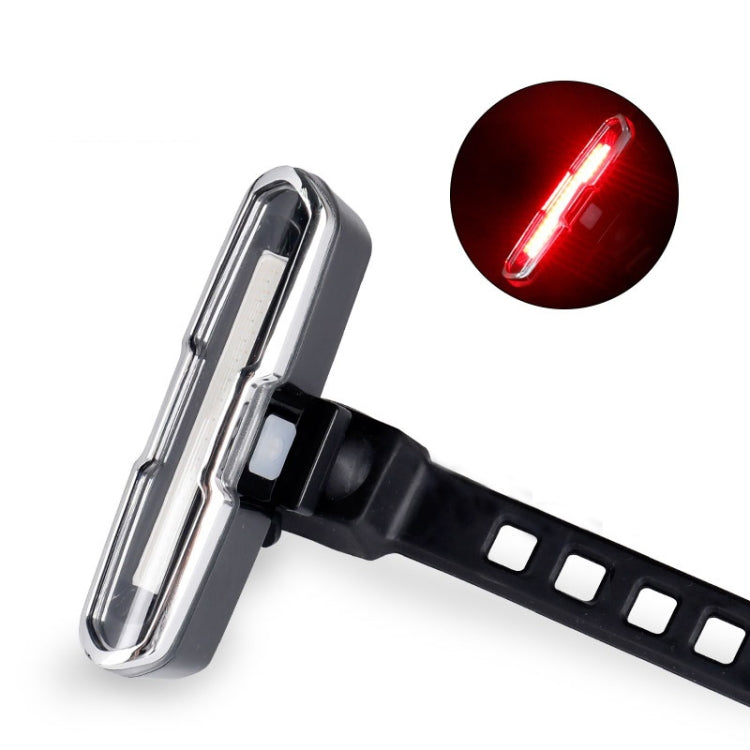 Bicycle Light USB Charging LED Warning Light Night Riding COB Tail Light, Specification: