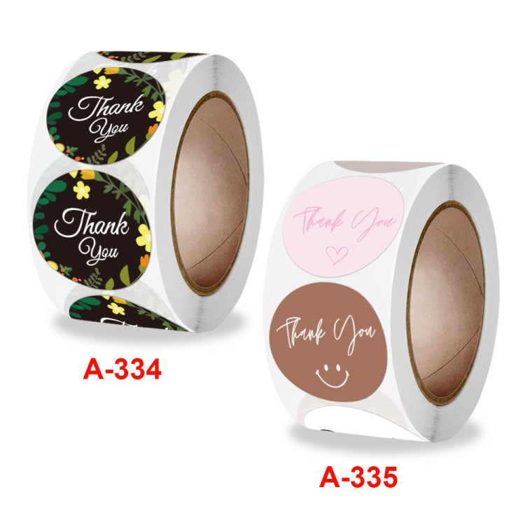 2 Rolls Sealing Sticker With Flower Crafts Decoration Label