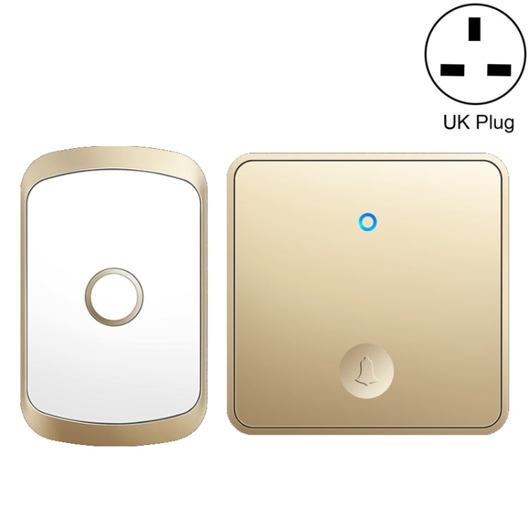 CACAZI FA50 1 For 1 Push-button Self-generating Wireless Doorbell
