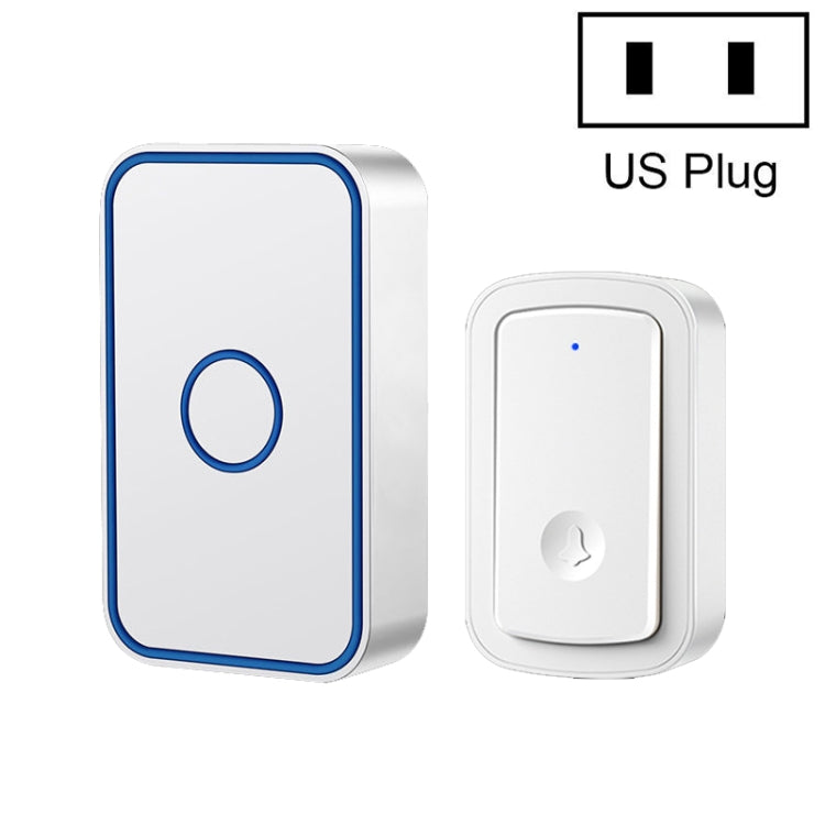 CACAZI A19 1 For 1 Wireless Music Doorbell without Battery