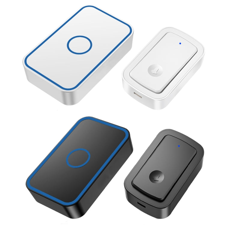 CACAZI A19 1 For 1 Wireless Music Doorbell without Battery
