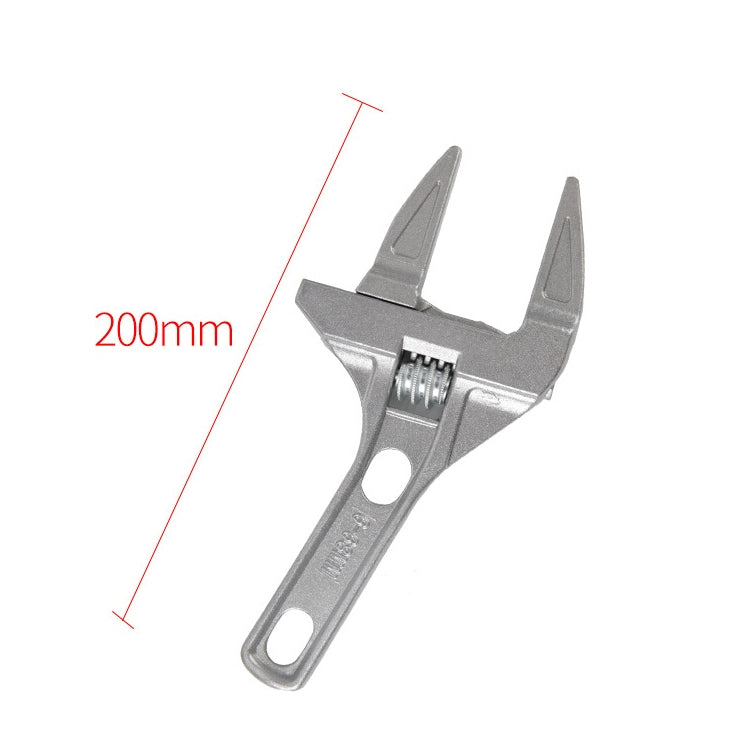 Aluminum Adjustable Large Opening Bathroom Wrench Hardware Tools