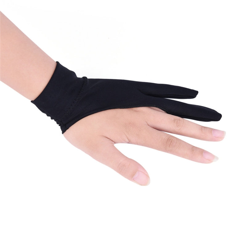 2 Finger Anti-fouling Drawing Glove for Graphics Drawing Tablet, Both for Right and Left Hand