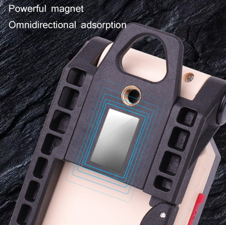 Glare Car Inspection Working Light USB Charging LED Folding Camping Lamp with Hook + Magnet