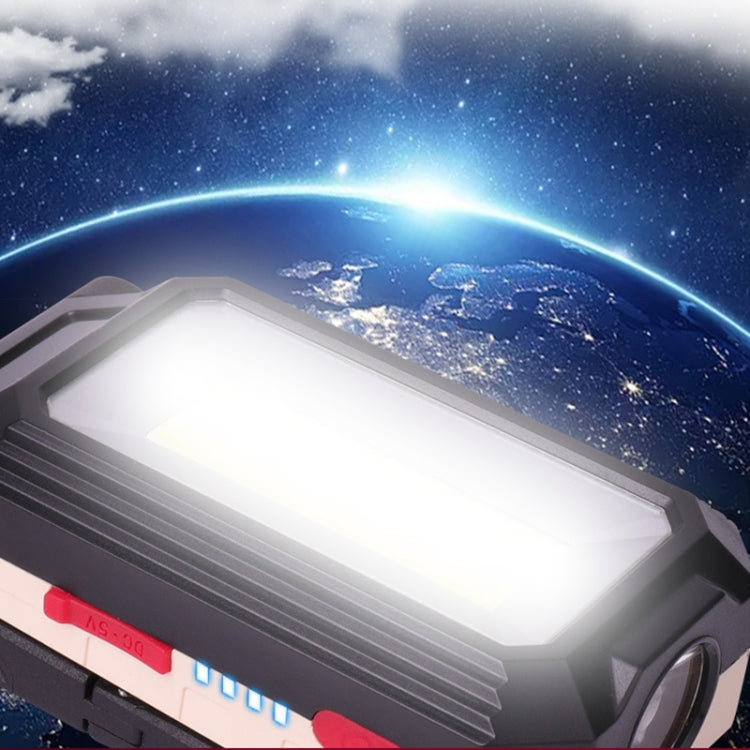 Glare Car Inspection Working Light USB Charging LED Folding Camping Lamp with Hook + Magnet