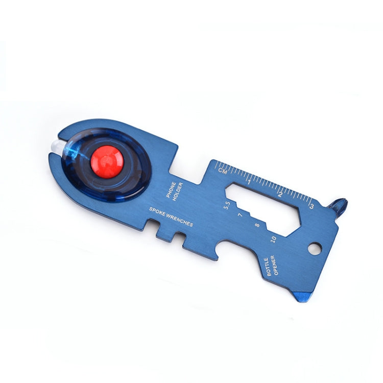 8 In 1 Stainless Steel Multi-Function Tool Card Camping Survival Card With Light