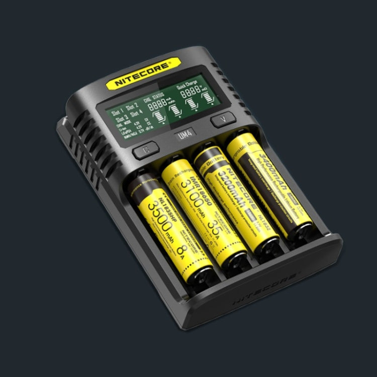 NITECORE Fast Lithium Battery Charger, US Plug