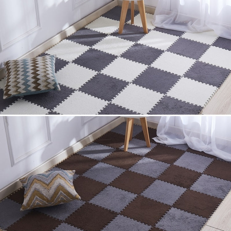 2 PCS Living Room Bedroom Children Kids Soft Carpet Magic Patchwork Jigsaw Splice Heads Climbing Baby Mat 30x30cm