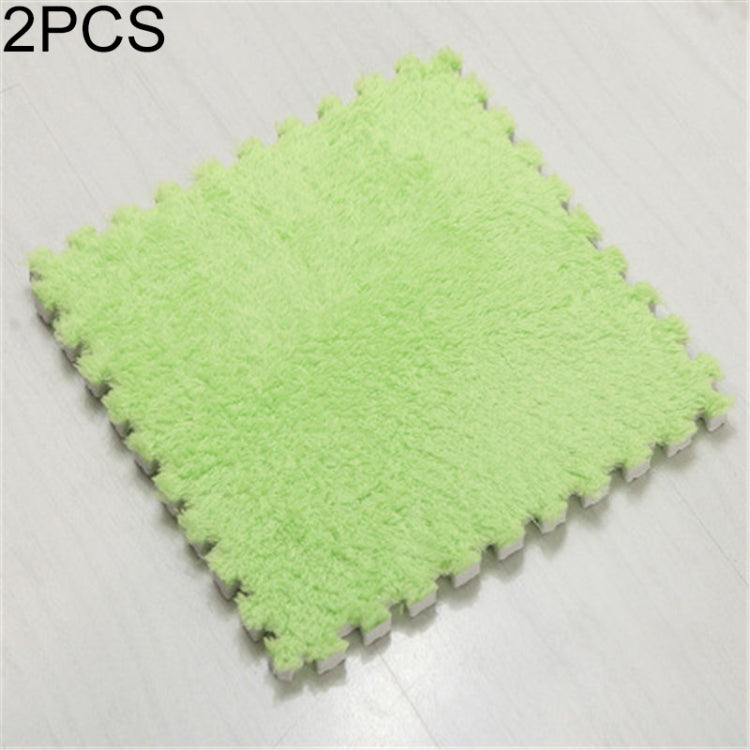 2 PCS Living Room Bedroom Children Kids Soft Carpet Magic Patchwork Jigsaw Splice Heads Climbing Baby Mat 30x30cm