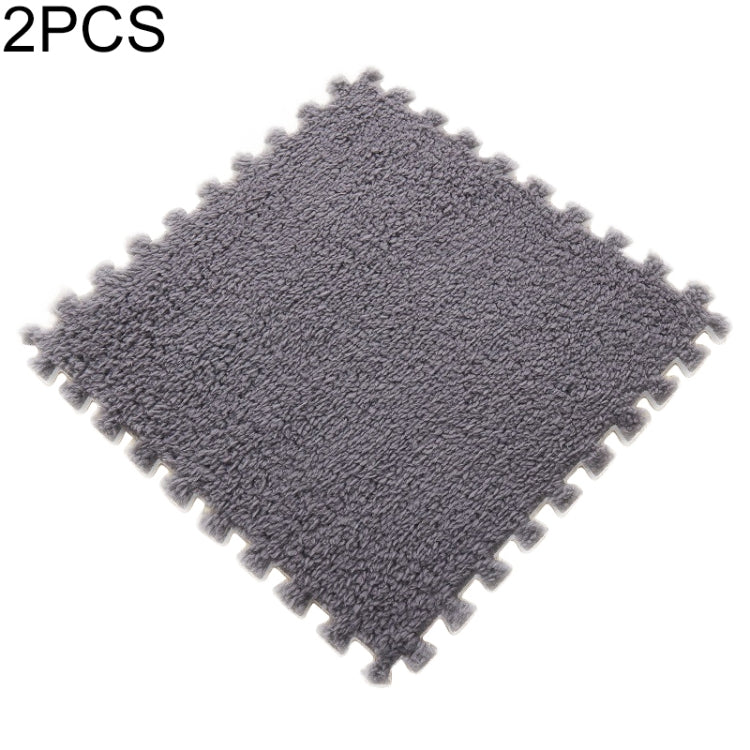 2 PCS Living Room Bedroom Children Kids Soft Carpet Magic Patchwork Jigsaw Splice Heads Climbing Baby Mat 30x30cm