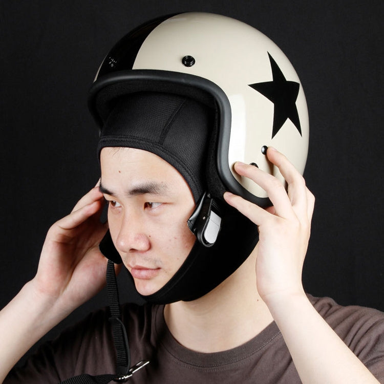 MTTT1040 Motorcycle Helmet Interior Cap Breathable Quick Dry Sunscreen Sweat-Absorbent Sports Head Cover, L