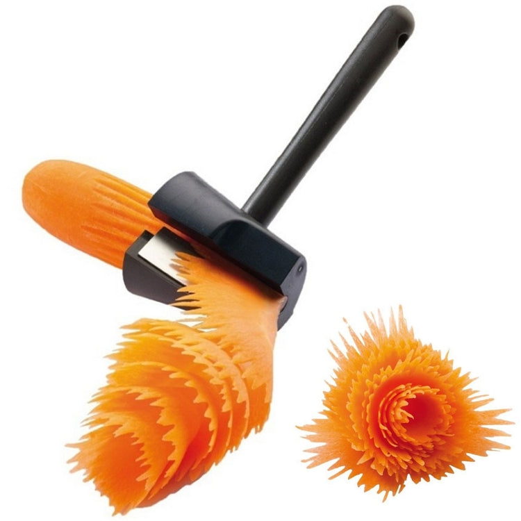 Plastic Vegetable Cutter Spiral Slicer Peeler Fruits Device Kitchen Gadget