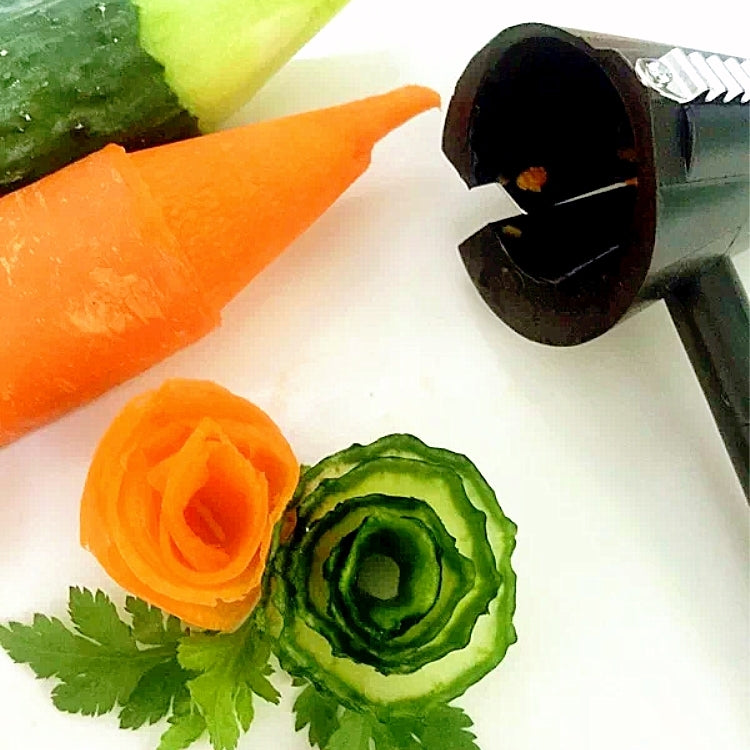 Plastic Vegetable Cutter Spiral Slicer Peeler Fruits Device Kitchen Gadget