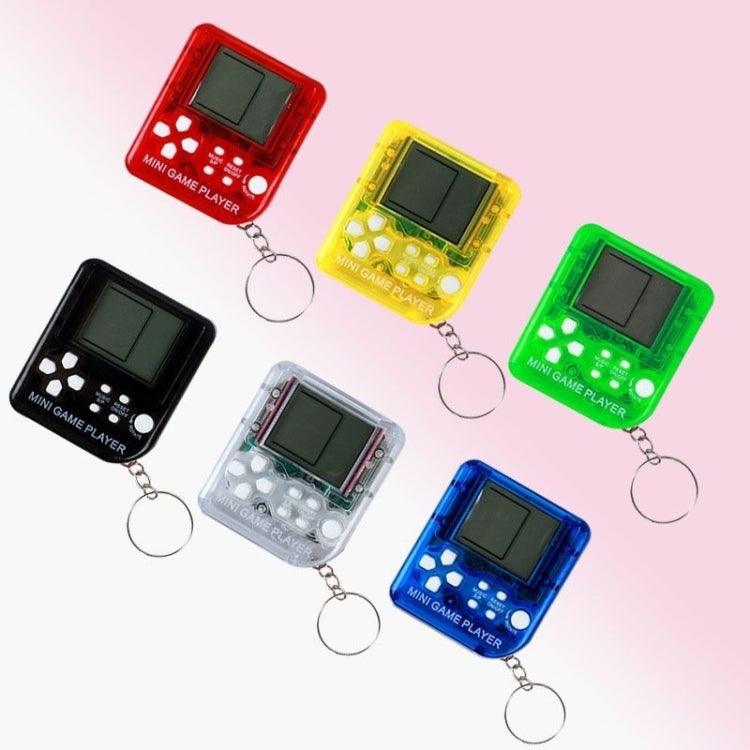 4 PCS Handheld Mini Game Console Toy Classic Brick Game Console with Keychain
