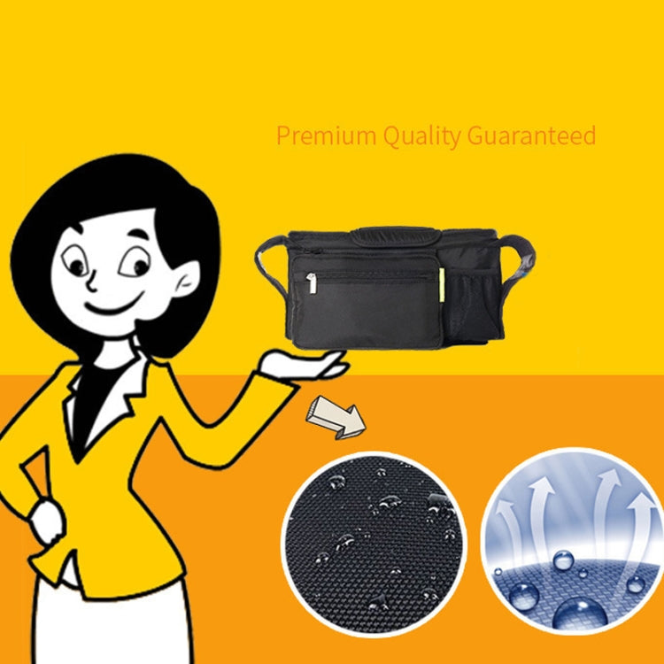 Baby Stroller Storage Hanging Bag Large Capacity Storage Bag Foldable Storage Basket Hanging Bag