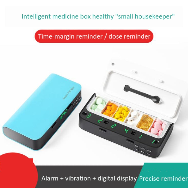 XM-ZY02 Intelligent Electronic Small Pill Box Separate Warehouse To Remind The Elderly To Take Medicine Regularly Portable Pill Box