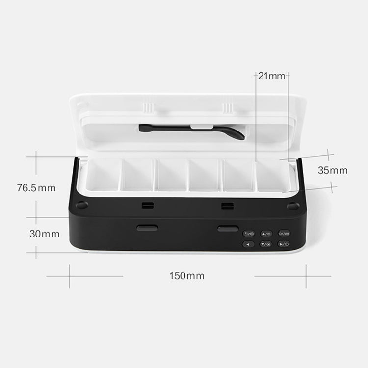 XM-ZY02 Intelligent Electronic Small Pill Box Separate Warehouse To Remind The Elderly To Take Medicine Regularly Portable Pill Box