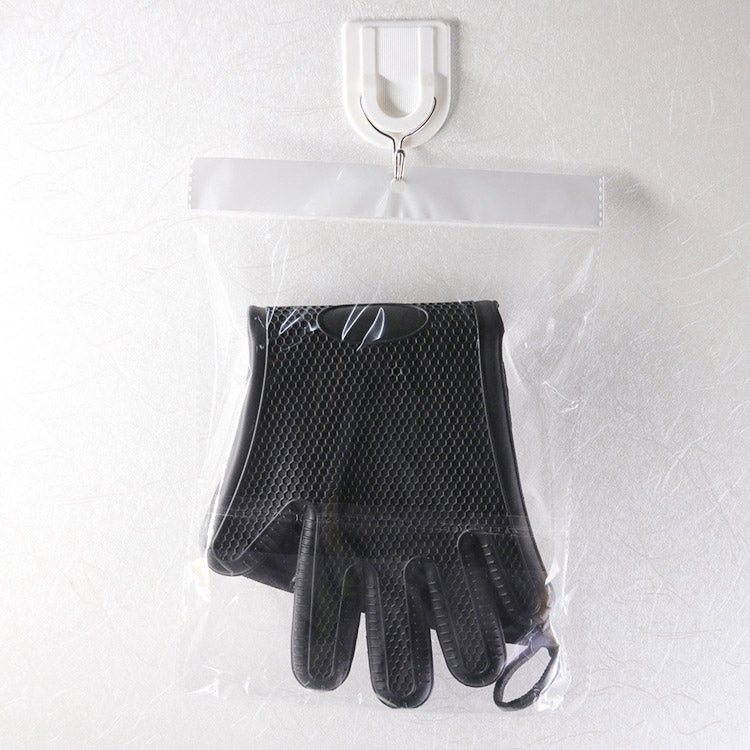 Extended Silicone Non-slip Gloves Resistant To High Temperatures Insulated Microwave Ovens Anti-scalding Gloves