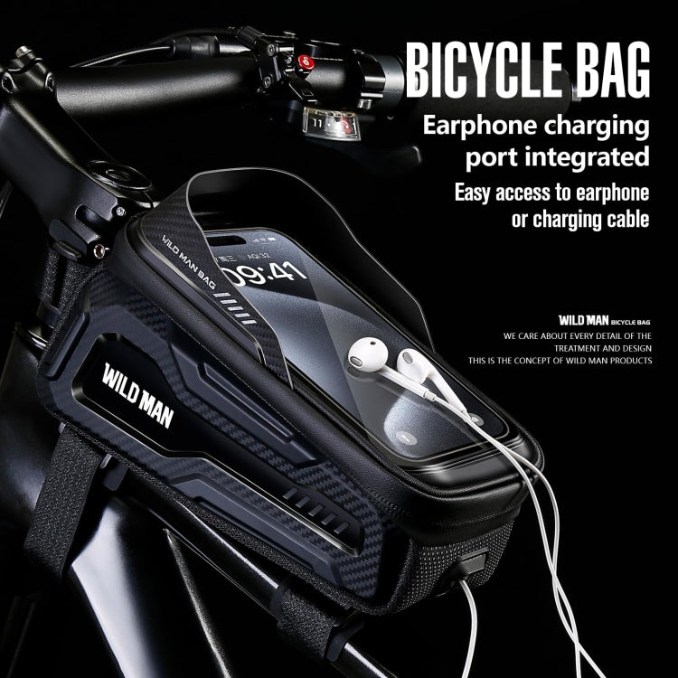 WILD MAN M20 Outdoor Cycling Bicycle Phone Touch Screen Waterproof Front Beam Bag