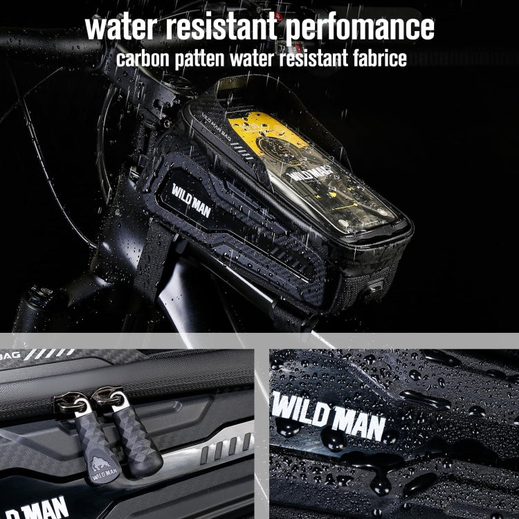 WILD MAN M20 Outdoor Cycling Bicycle Phone Touch Screen Waterproof Front Beam Bag