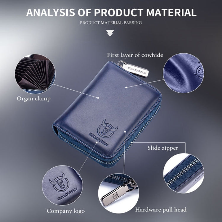 BUFF CAPTAIN 05 Head Layer Leather Card Bag Men Casual Leather Driver'S License Card Package