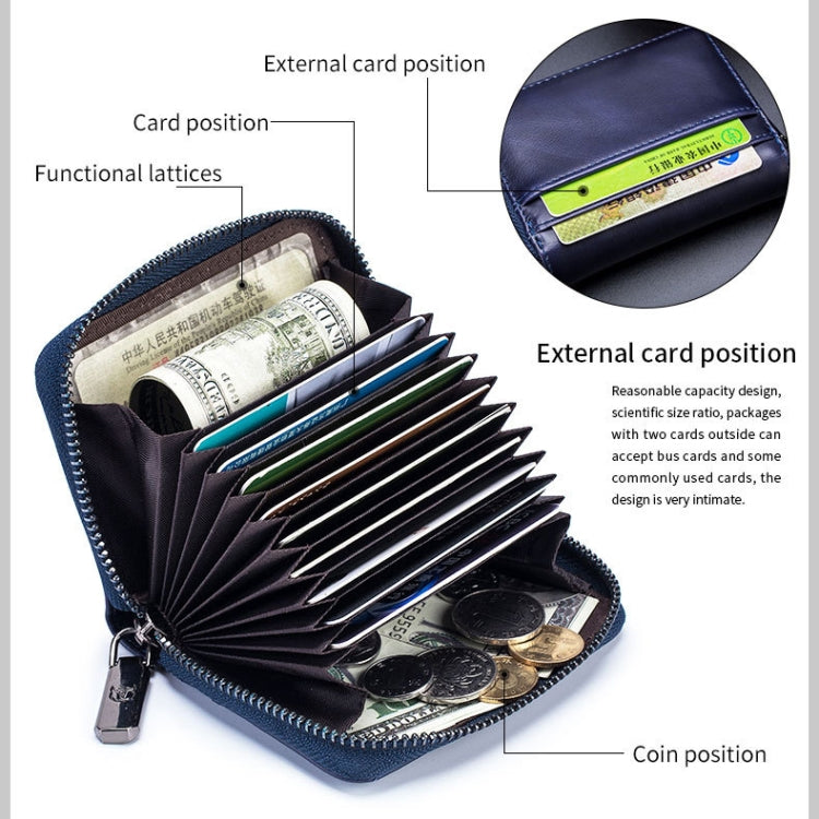 BUFF CAPTAIN 05 Head Layer Leather Card Bag Men Casual Leather Driver'S License Card Package