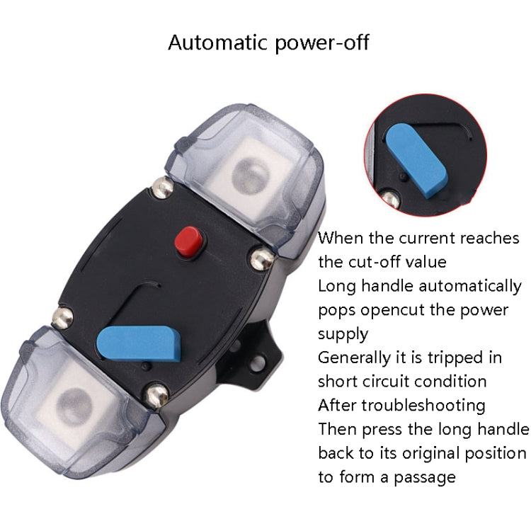 CB8 Car Route Yacht Ship Audio Refit Automatic Circuit Breaker Power Circuit Protection Insurance Switch