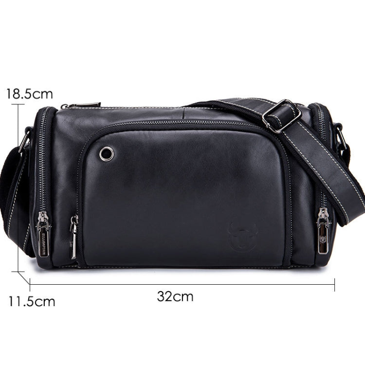 BUFF CAPTAIN HKDJB--001 First-Layer Cowhide Shoulder Messenger Bag Sports Men Leather Bag