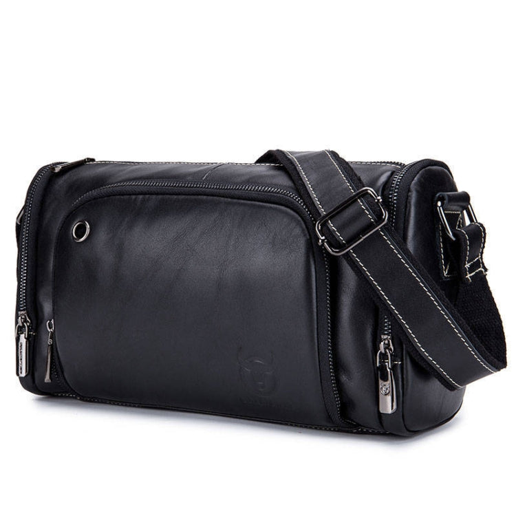 BUFF CAPTAIN HKDJB--001 First-Layer Cowhide Shoulder Messenger Bag Sports Men Leather Bag