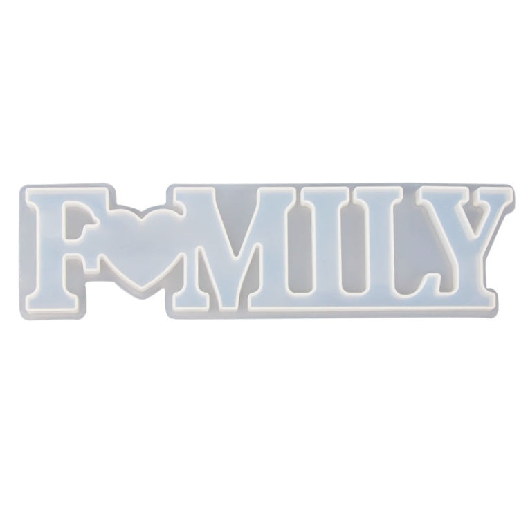 DIY Crystal Epoxy Silicone Letter Mold