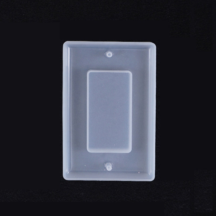 Crystal Epoxy Mirror Porous Socket Button Data Line Switch Panel Silicone Mold