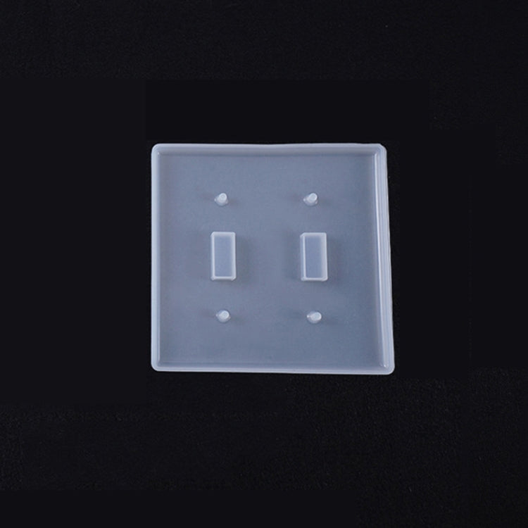 Crystal Epoxy Mirror Porous Socket Button Data Line Switch Panel Silicone Mold