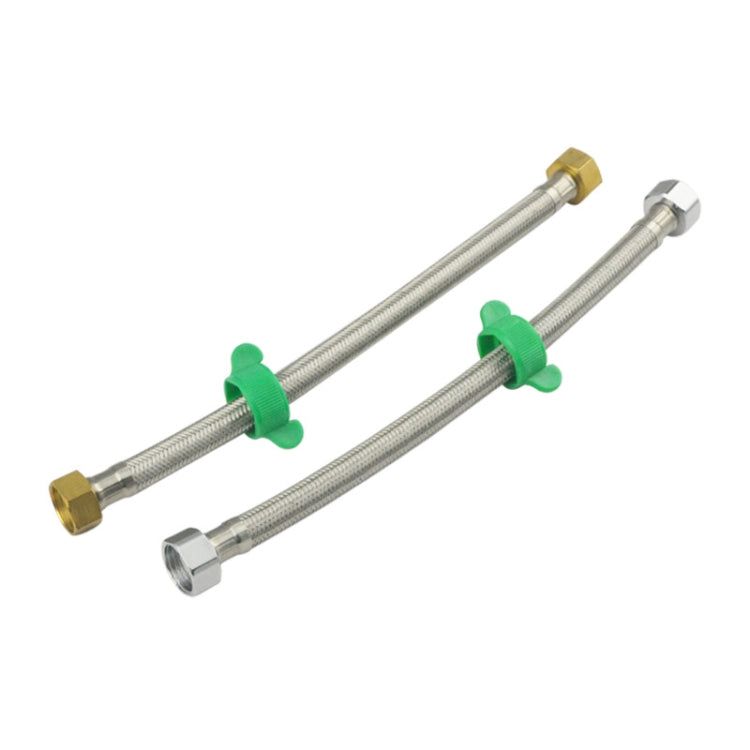 304 Stainless Steel Metal Knitting Hose Toilet Water Heater Hot And Cold Water High Pressure Pipe 4/8 Inch DN15 Connecting Pipe