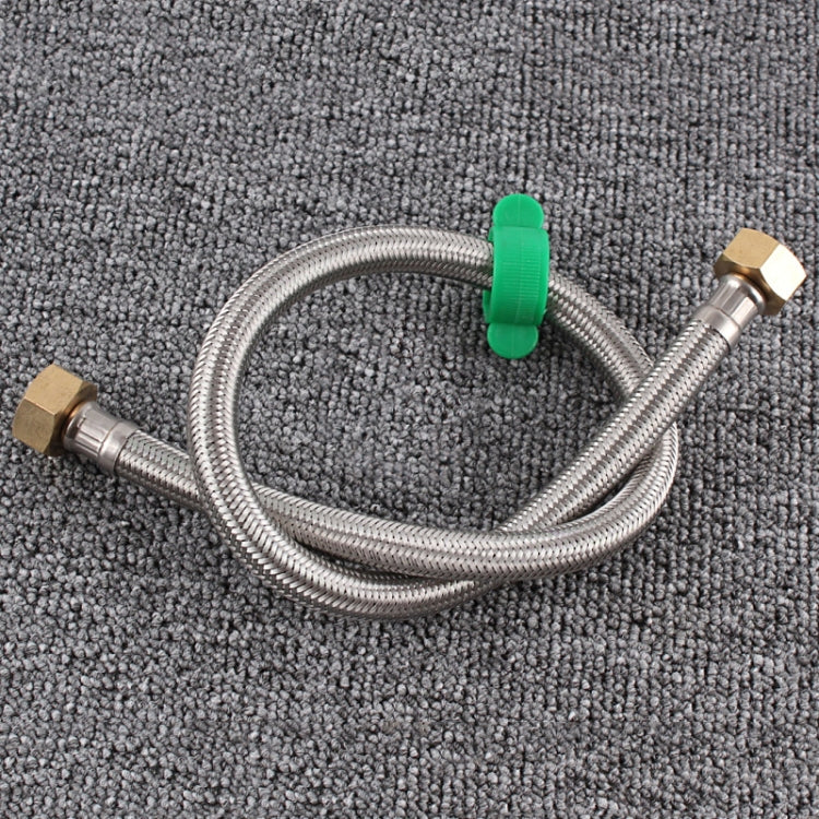 304 Stainless Steel Metal Knitting Hose Toilet Water Heater Hot And Cold Water High Pressure Pipe 4/8 Inch DN15 Connecting Pipe