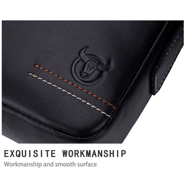 BUFF CAPTAIN 228 Men Leather Shoulder Bag First-Layer Cowhide Casual Mini Diagonal Bag